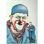 `Grock` print by Royston Knipe